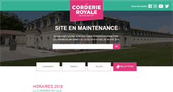 Desktop Screenshot of corderie-royale.com